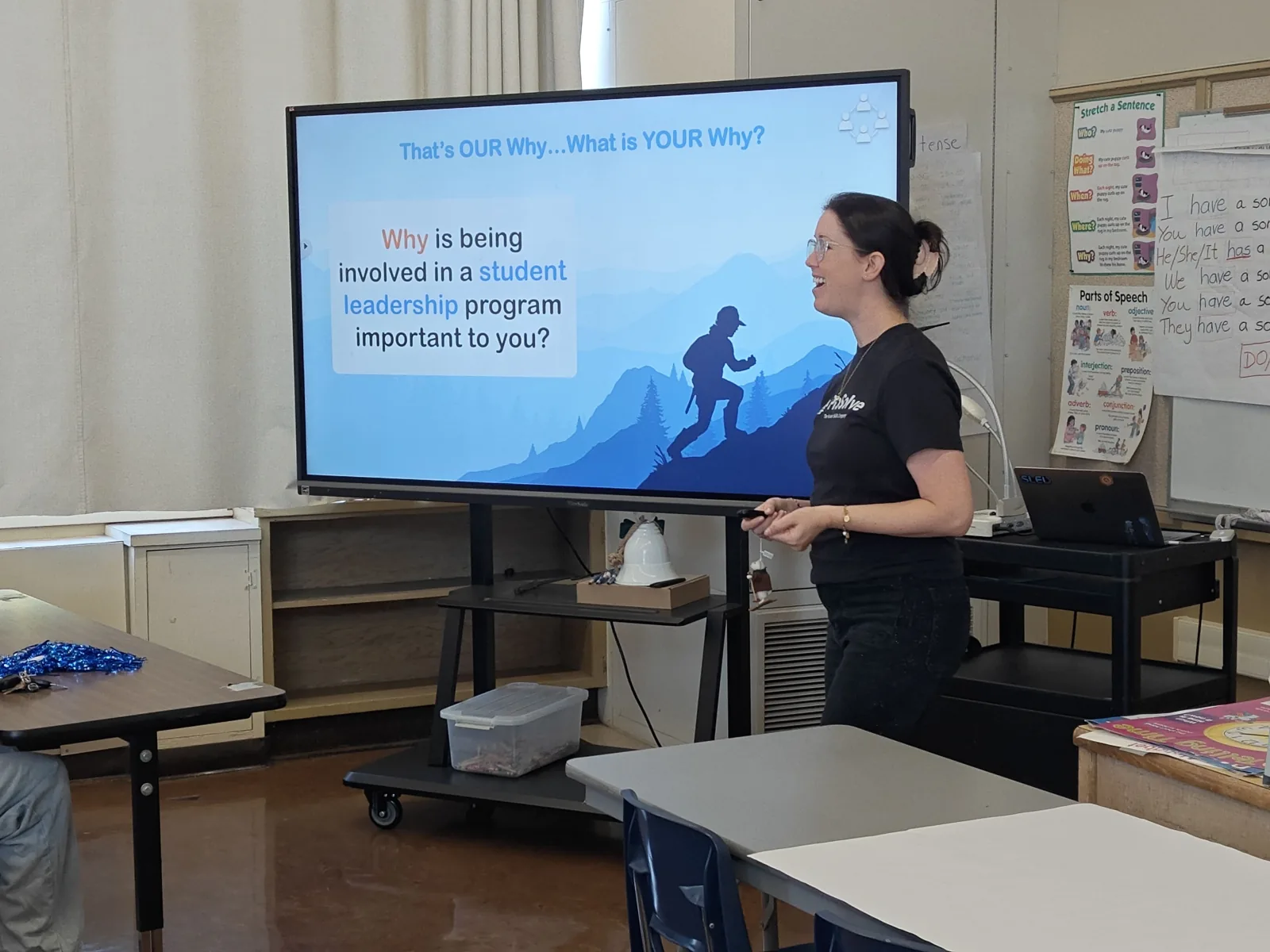 A ProSolve Trail Guide leading a SLED session